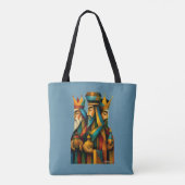 Drei Weise Männer Abstrakte Geburtskunst Tasche (Rückseite)