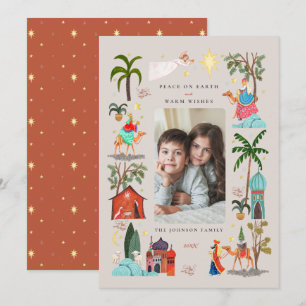 Drei Weise Männer Drei Könige Weihnachtsfeiertag Feiertagskarte