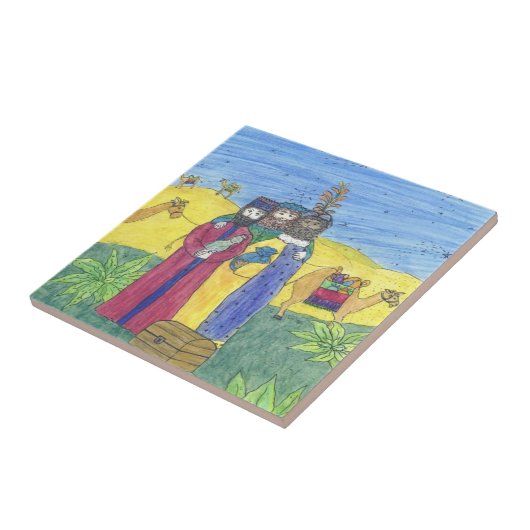 Drei weise Männer Fliese (Seite)