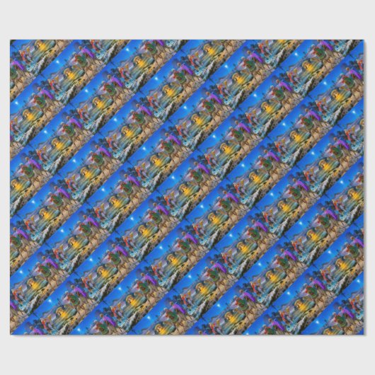 Drei weise Männer Geschenkpapier (Flach)