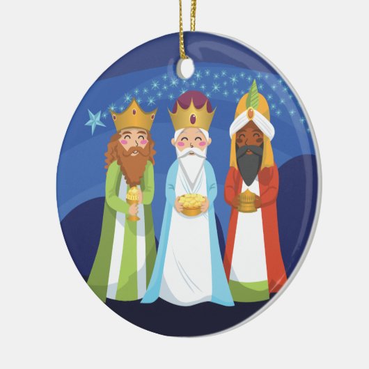 Drei weise Männer Keramik Ornament (Links)