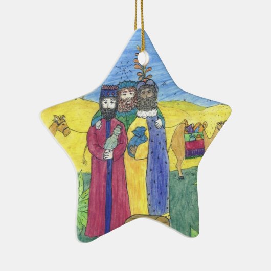 Drei weise Männer Keramik Ornament (Rechts)