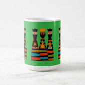 Drei Weise Männer Moderne Mitte des Jahrhunderts Kaffeetasse (Mittel)