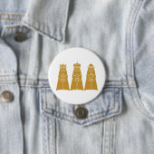 Drei Weise Männer Moderne Weihnachtskönige Button (Beispiel)