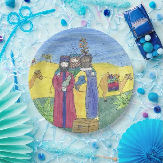 Drei weise Männer Pappteller (Party)