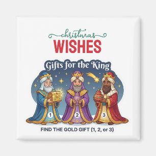 Drei Weise Männer Weihnachtsgeschenke Logik-Spiel  Magnet