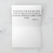 Drei Weisen Feiertagskarte (Innenseite)