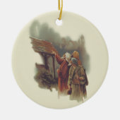 Drei Weisen Keramik Ornament (Vorne)