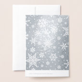 Drei Weisen Luxus Real Foil Weihnachtskarten Folienkarte (Rückseite mit Umschlag)