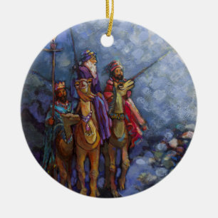 Drei Weisen nach dem Star-Ornament Keramik Ornament