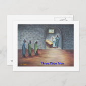 Drei Weisen Postkarte (Vorne/Hinten)