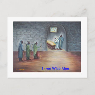 Drei Weisen Postkarte