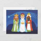 Drei Weisen Postkarte (Vorne/Hinten)