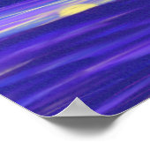 Drei Weisen schöne Wasserfarbe lila Poster (Ecke)