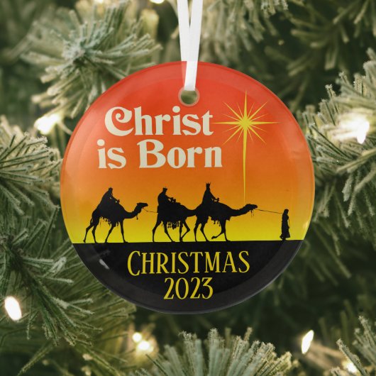 Drei Weisen Star von Bethlehem Weihnachten Ornament Aus Glas (InSitu)