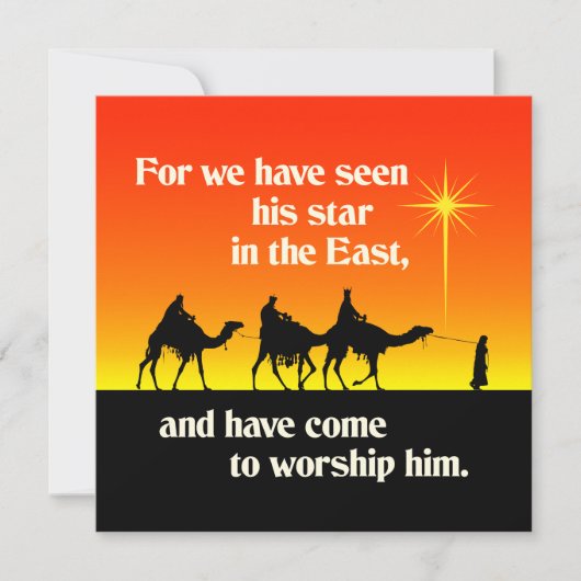 Drei Weisen Star von Bethlehem Weihnachtsakzent (Vorderseite)