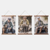 Drei Weisen Wandteppich Mit Holzrahmen (Dreifach)