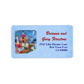 Drei Weisen Weihnachten Adressaufkleber (Vorne)