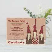 Drei Weisen, Weihnachten, Party Einladung (Stehend Vorderseite)