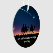 Drei Weisen Weihnachtsschmuck Ornament (Vorderseite)