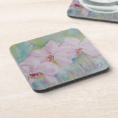 DREI WEISSE ORCHIDEN UNTERSETZER (Linke Seite)