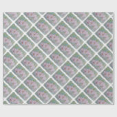 DREI WEISSE ORCHIDEN WRAPPING PAPIER GESCHENKPAPIER (Flach)