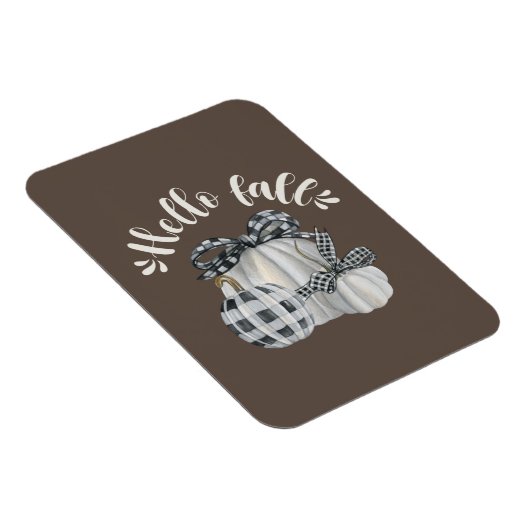 Drei weiße Pumpkins Magnet (Rechte Seite)