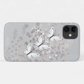 Drei weiße Schmetterlinge Case-Mate iPhone Hülle (Rückseite (Horizontal))