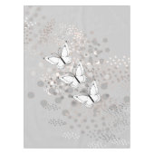 Drei weiße Schmetterlinge Tischdecke (Vorderseite)