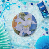 DREI WEISSE SNAPDRAGONS PAPIERPLATTE PAPPTELLER (Party)