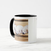 Drei Welpen Tasse (Vorderseite Links)