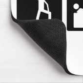 Drei wenig Pics - Männer 5 Mousepad (Ecke)