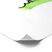 Drei Whimsikfarbene Vögel Poster (Ecke)