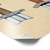 Drei Wiking Sword Hilts Fotodruck (Ecke)