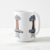 Drei Wiking Sword Hilts Kaffeetasse (VorderseiteRechts)