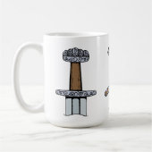 Drei Wiking Sword Hilts Kaffeetasse (Links)