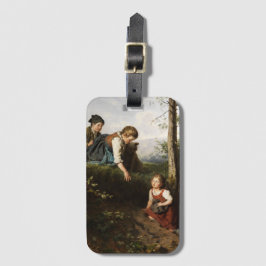 Drei wilde Berries für Kinder in einem Wald Gepäckanhänger