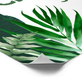 Drei Wilde Jungle Kindergeburtstag Party Empfang Poster (Ecke)