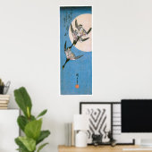 Drei Wildgänse fliegen nach unten Poster (Heimbüro)