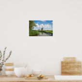 Drei Windmühlen und ein Baldachin Poster (Küche)