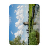 Drei Windmühlen und ein rechteckiger Kanal-Magnet Magnet (Vertikal)