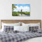 Drei Windmühlen und eine Leinwand am Kanal (Insitu (Schlafzimmer))