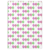 Drei wirbellose Lollly-Pop-Zwischenablage Klemmbrett (Rückseite)