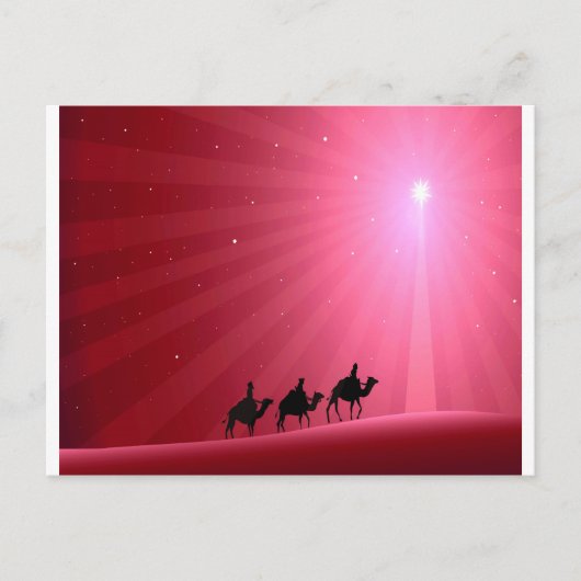 DREI WISE MEN POSTKARTE (Vorderseite)