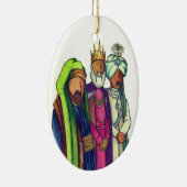 Drei Wisemen Keramik Ornament (Rechts)