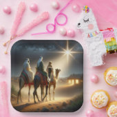 Drei Wismen nach einem Star Pappteller (Party)