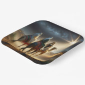 Drei Wismen nach einem Star Pappteller (Gewinkelt)