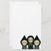 "Drei Witchy Schwester-" Briefpapier (Vorne/Hinten)