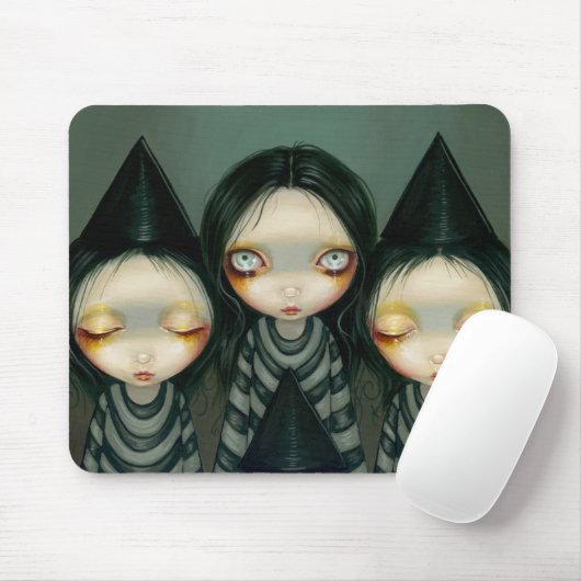 Drei Witchy Schwestern Mousepad (Mit Mouse)