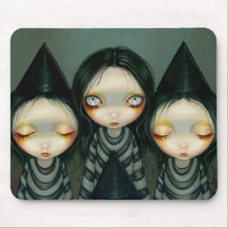 Drei Witchy Schwestern Mousepad